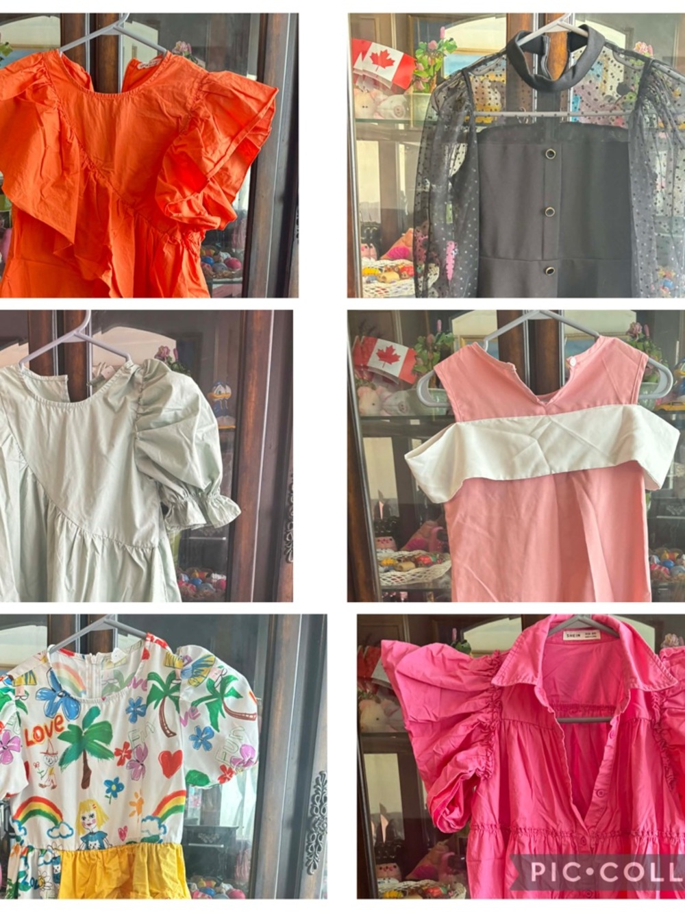 Mixed Women's Dresses Bundle - Bright Orange, Pink, Black, Mint, Patterned